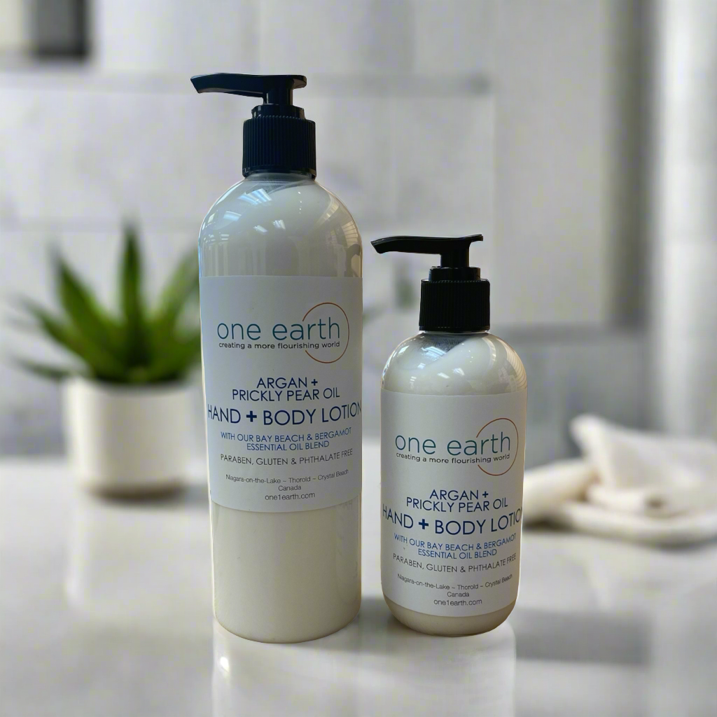 Prickly Pear + Argan Oil Body & Hand Lotion - Bay Beach & Bergamot