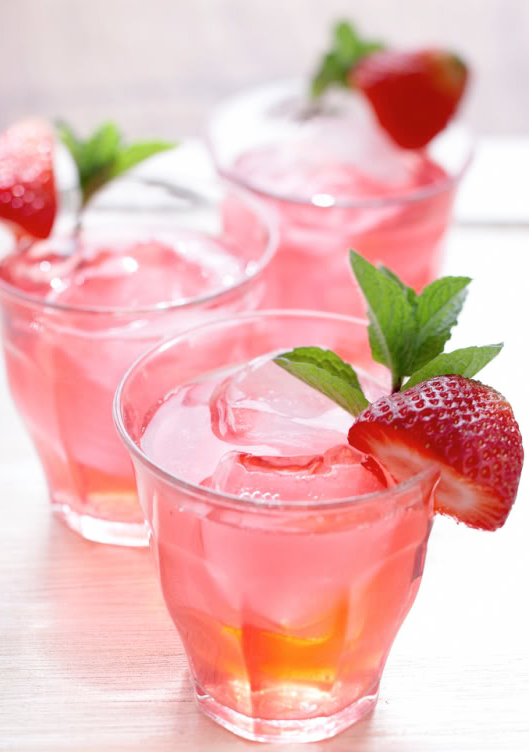 Strawberry White Tea Sparkler