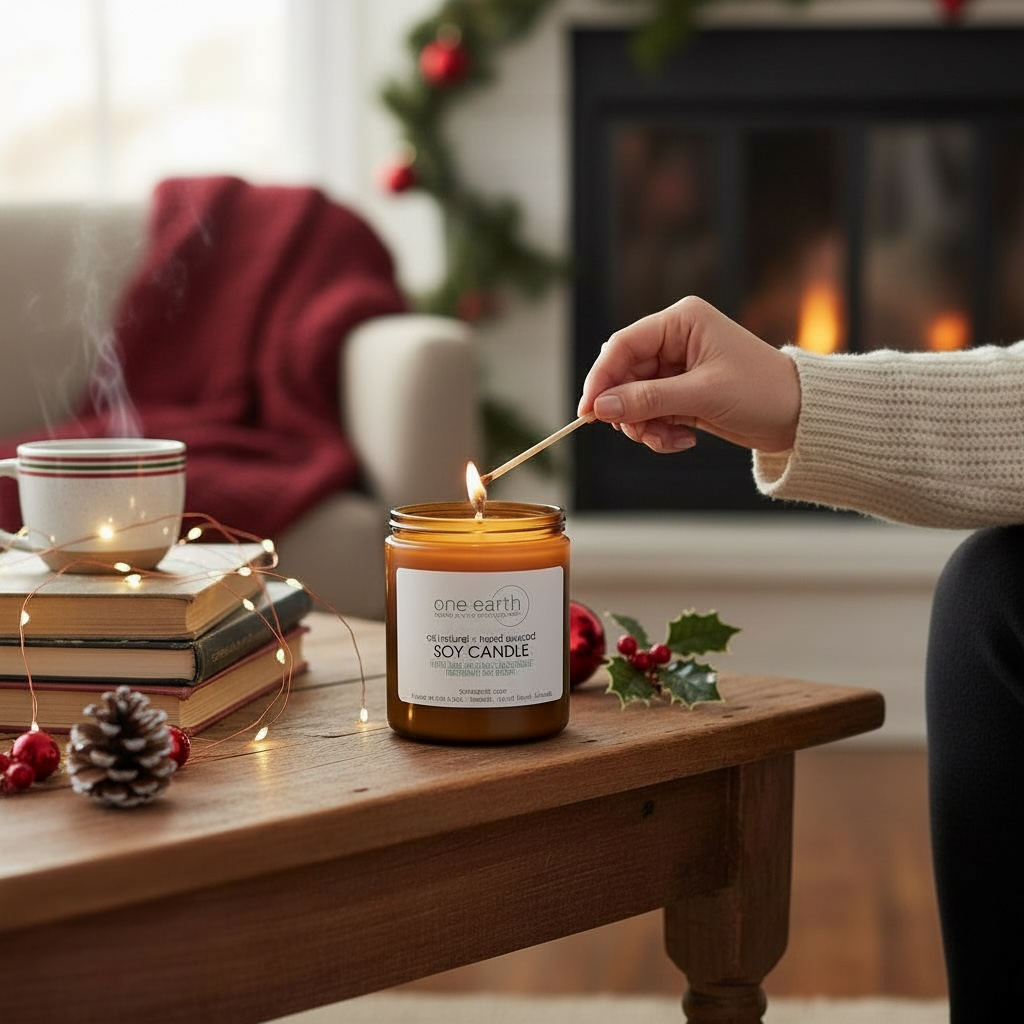 Soy Candle- Holiday Meringue