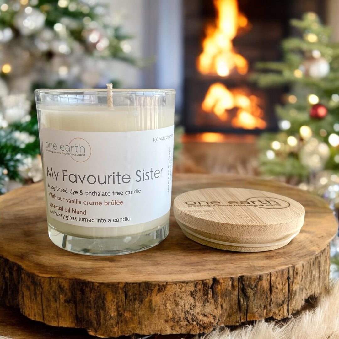 My Favourite Sister Soy Candle (Creme Brûlée)