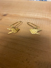 Bird Earrings (Gold Colour)
