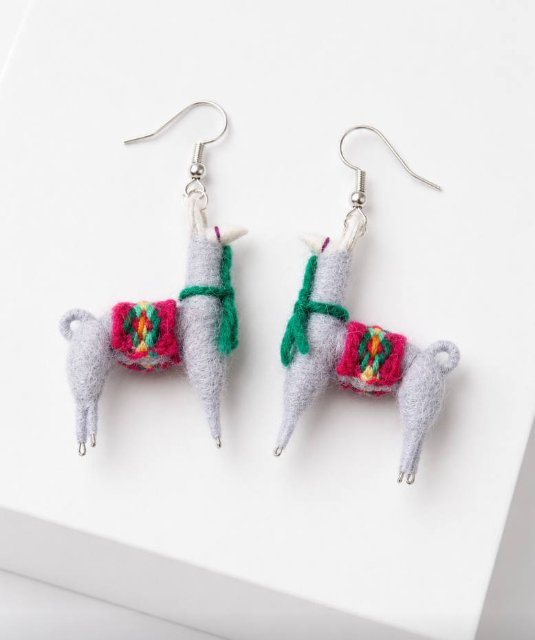 Handmade Alpaca Earrings