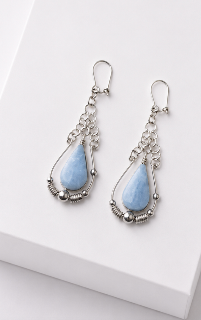 Handmade Peruvian Stone Earrings