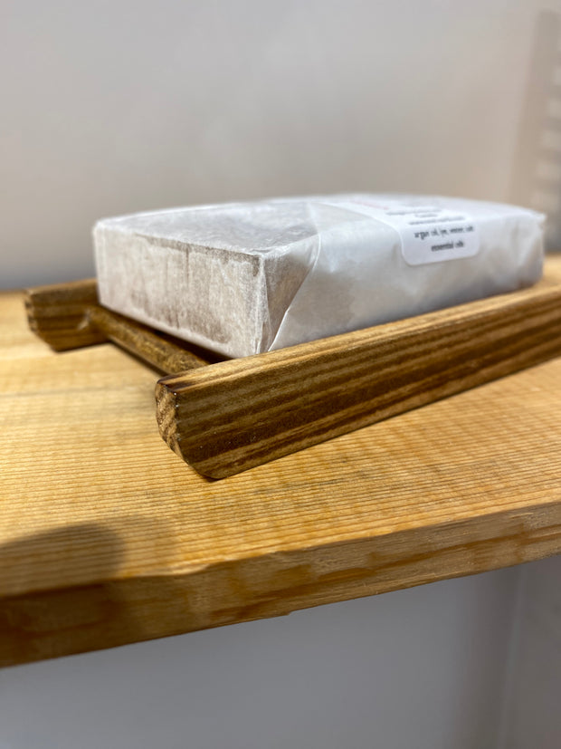 Bamboo Soap Rack (stained finish)