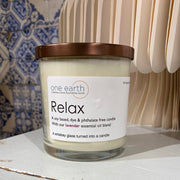 Relax Soy Candle (Lavender)
